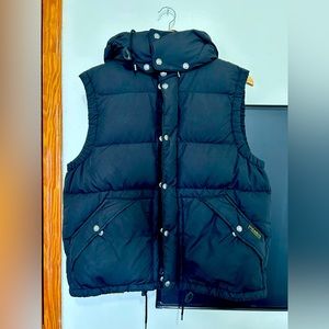Ralph Lauren black puffer vest. Sz M